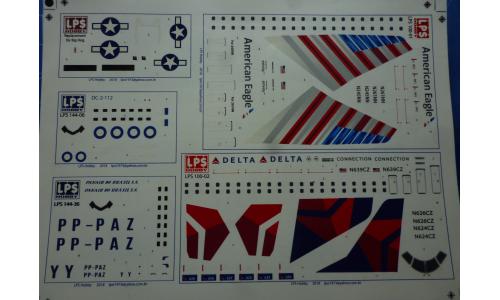 LPS Decalque Folha American Delta e outras